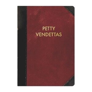 NWT - Petty Vendettas Red and Black Notebook Journal